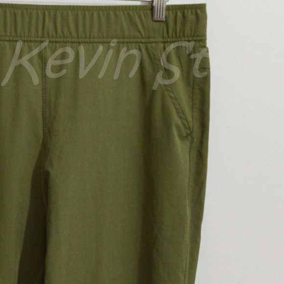 Eddie Bauer ladies GREEN Departure Ankle Pants - Picture 4 of 13